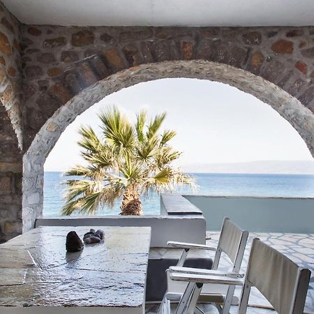 Lady Of Hydra Villa, Sea Front View, Private Beach Extérieur photo