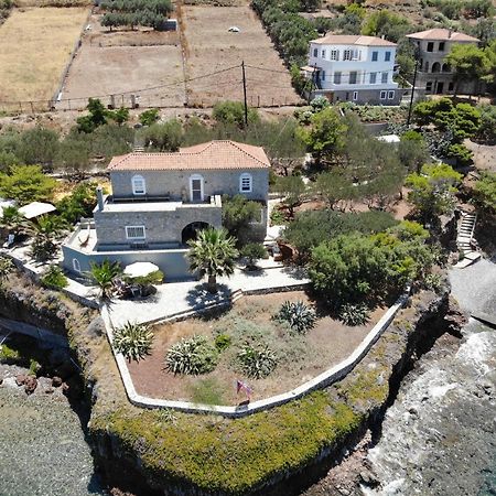 Lady Of Hydra Villa, Sea Front View, Private Beach Extérieur photo