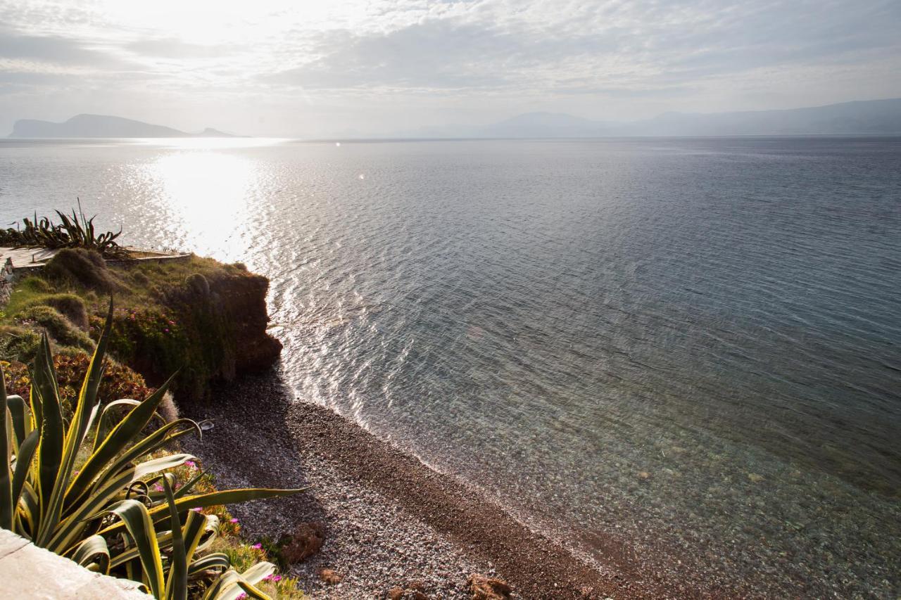Lady Of Hydra Villa, Sea Front View, Private Beach Extérieur photo
